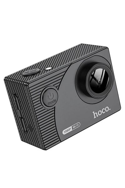 REDz Accessories Sports Camera, Hoco DV100, Supports 64GB Memory Card, Wi-Fi Connection, 1080P Resolution, Black