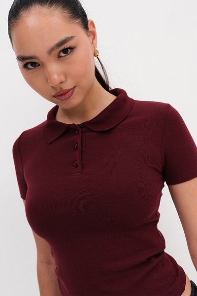 Addax Polo Neck Modal T-Shirt P4311-H12
