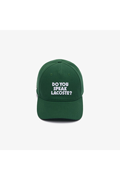 Lacoste Unisex Yeşil Şapka