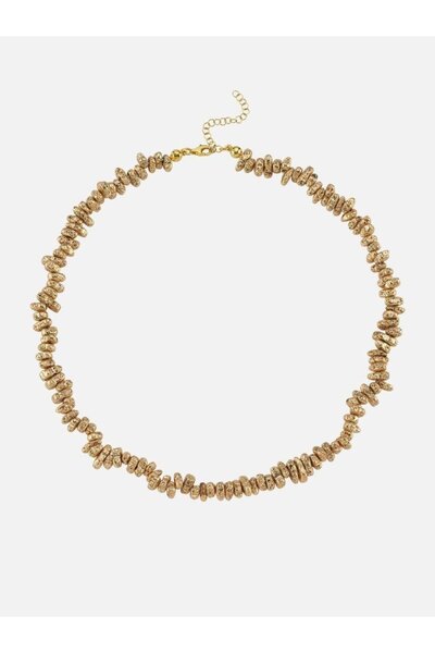 LİNYA JEWELLERY Mat Hematit Taşlı Kolye