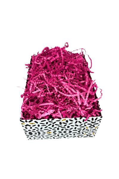 SUMO Crinkle Scrap Z Zigzag Crinkle Paper 500 Grams Pink Color Ornamental Filling Material Gift Box Ornament
