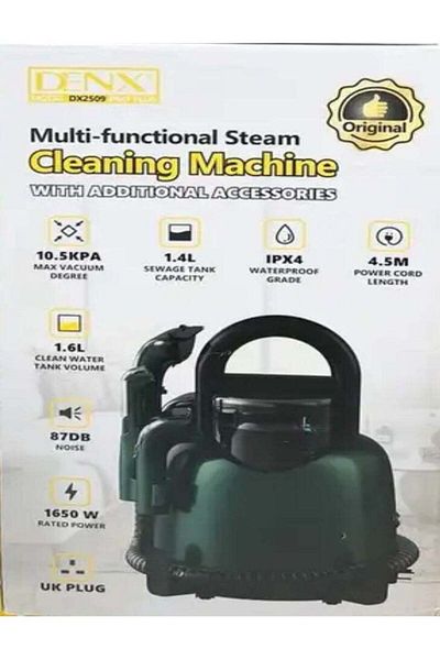Denx Dinx Steam Cleaner with Dust and Dust Spray Suction, Cleaning Machine, Integrated, High Temperature