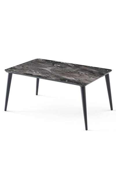 Ema orman 44 cm picior conic negru mat 4 buc