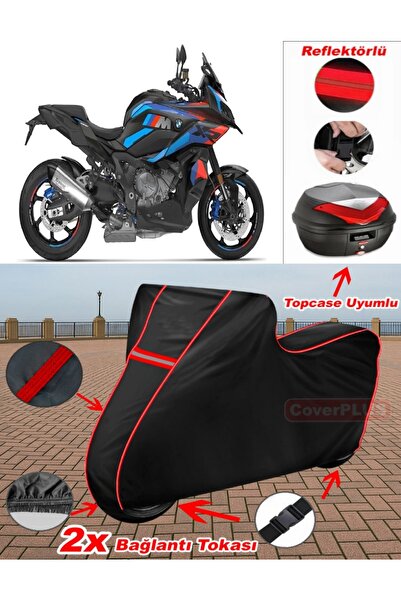 CoverPlus Bmw S 1000 Xr Tarpaulin Black Topcase Rear Bag Compatible Motor Tar...