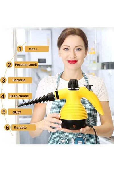 Denx All-in-one steam cleaner and sterilizer - ideal for home and car 1200W