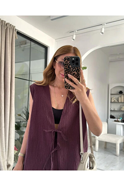 My Blog Claret Red Samantha Laced Vest Trousers Suit - 51155