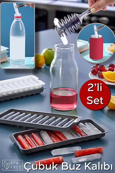 ARVALE 11'li Çubuk Buz Kalıbı | Bpa Free - 2 Adet Buzluk