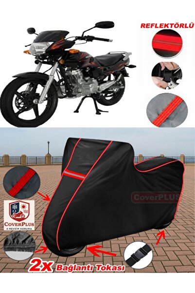 CoverPlus مونديال 125 NT 125 القماش المشمع الفيروزي المشمع الأسود المشمع للدر...
