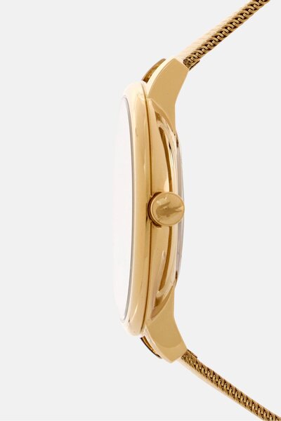 Lacoste Women 2001254 Round Quartz Watches 34 Mm, Gold