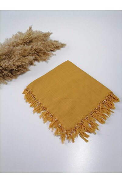 vertu وشاح مطرز بلون واحد ms540