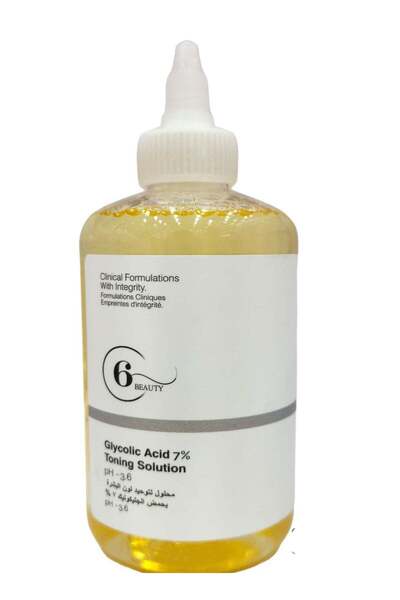 6 Beauty محلول لون البشرة مع 7% حمض الجليكوليك