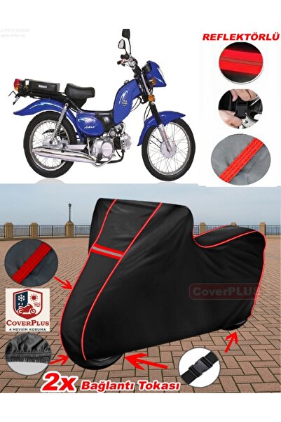 CoverPlus Kanuni Zebra 90 قماش القنب الأسود للدراجات النارية قماش القنب غطاء ...