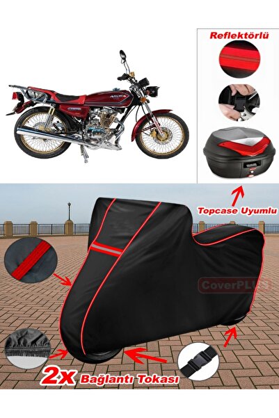 CoverPlus Arora AR 100-8 A غطاء خلفي من القماش المشمع المعدل باللون الأسود مت...