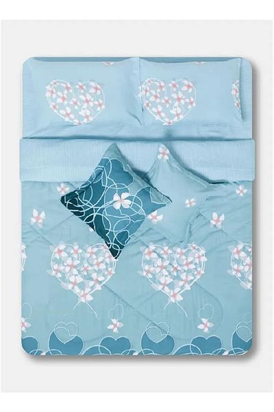 RISHAHOME 6-Piece King Size Comforter Set