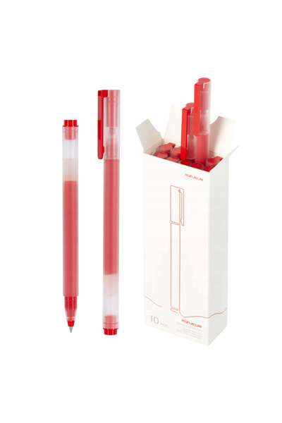 Xiaomi Pen, Red Gel, 0.5mm, Set of 10 pieces BHR8863GL