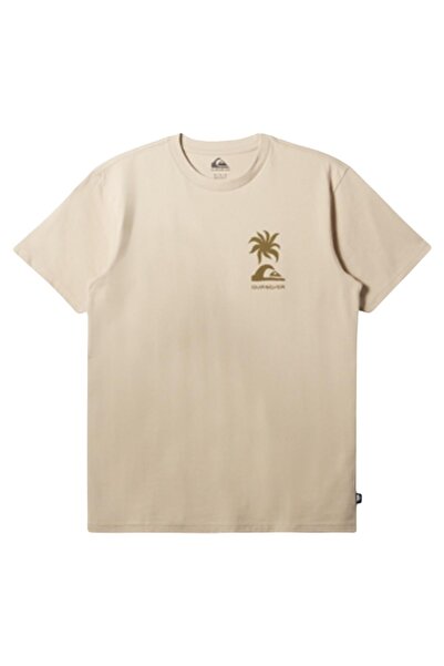 Quiksilver Aqyzt09562 Tropical Breeze Purple Men's T-Shirt Beige
