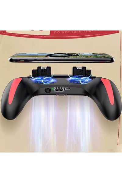 REDz Accessories Controler de gaming Xo-h10, capacitate 2500 mAh, răcitor dublu 6500 RPM, negru
