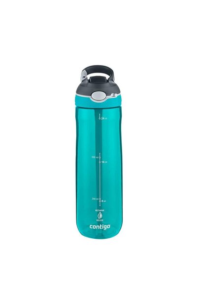Contigo Cortland Tren Tek El Bas Iç Kapaklı Su Matarası 720ml 2191381 - Turkuaz