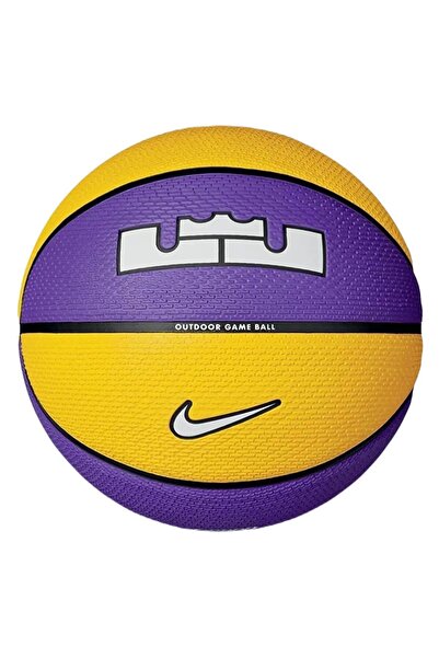 Nike N.100.4372.575.07 Playground 2.0 8P L James Deflated Court Unisex Basketbol Topu Mor