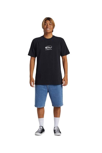Quiksilver Aqyzt09545 Chrome Logo Ss Stn Men's T-Shirt