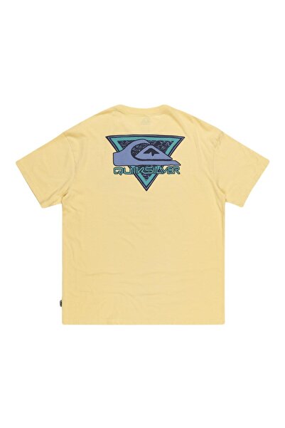 Quiksilver Eqyzt07654 Take Us Back Logo Ss Men's T-Shirt Yellow