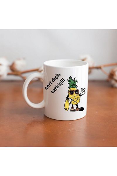 gifttime Gift Mug Cup with Hard Outside and Sweet Inside Design - Reflect Your Style with Humor!