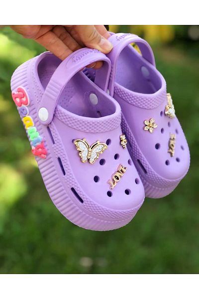Pandalina Girl Sandals Shiny Stone Beauty (Beauty) Figured Non-Slip Sole Pool Sea Shoes