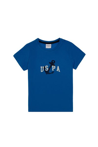 U.S. Polo Assn. Boy's Cobalt Crew Neck T-Shirt 50307298-Vr077
