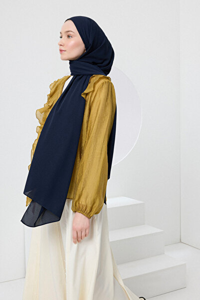 Qef Comfort Luxe Shawl Navy Blue