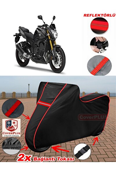 CoverPlus ياماها FZ8 ABS القماش المشمع الأسود المشمع للدراجات النارية ياماها ...