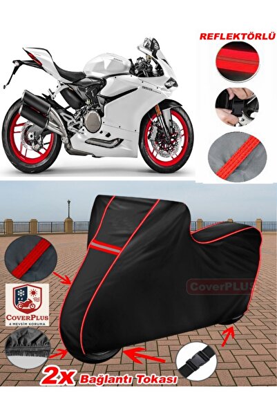 CoverPlus For Ducati Panigale 959 Tarpaulin Black Motorcycle Tarpaulin Engine...
