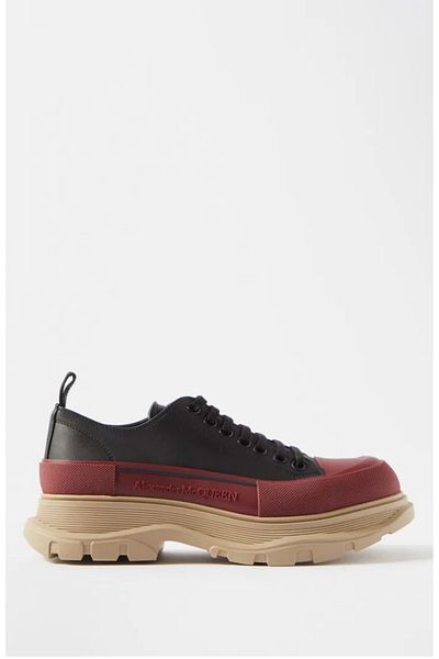 ALEXANDER MCQUEEN New Season Leather Men's Sneakers