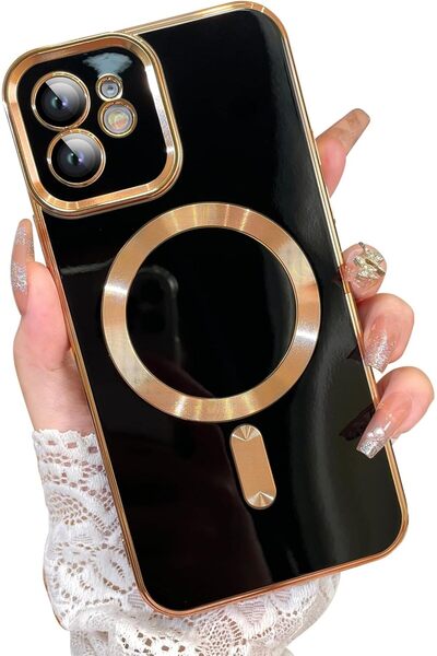 PSGT apple ( Iphone 12 ) Uyumlu kılıf Magsafe Magnetic Lazer Kesim Kılıf