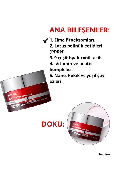 Medipeel Phyto Exosome Pdrn Lifting Shot Cream 50 ml Peptide Lifting Cream with Pdrn