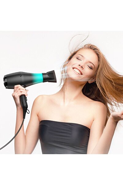 REDz Accessories Πιστολάκι μαλλιών Hoco HP15 – Συμπαγές, Ισχυρό και Φορητό, Μαύρο/Τιρκουάζ