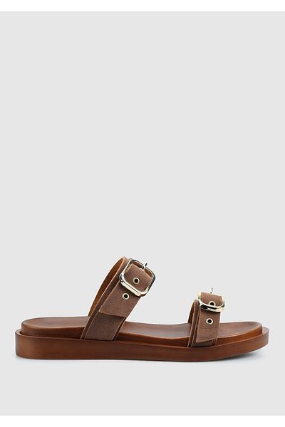 Provoq Tan Women's Slippers