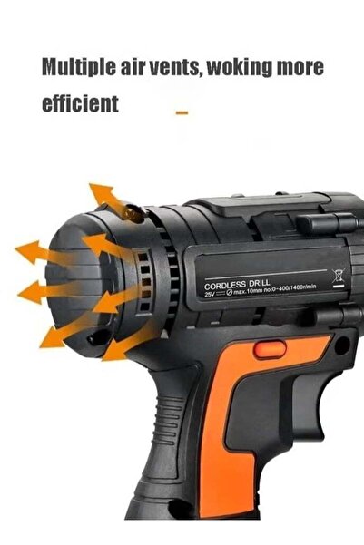 Denx CORDLESS DRILL SET 10mm | Speed 0 - 800 R/MIN | 12V | 1300mAH | DX1778