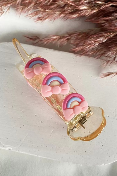 TakıDolabı Cataramă cu figuri de curcubeu de culoare transparentă