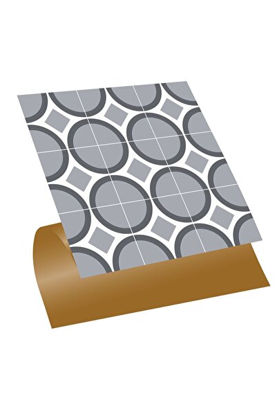 TİNK Kendinden Yapışkanlı Geometrik 044 Desenli Pvc Karo 30x30 Cm (33 ADET) 3m2