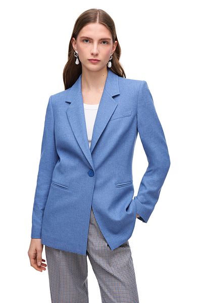 Perspective Blue Torp Regular Fit Jacket