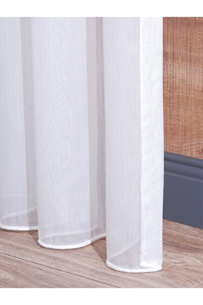 Demor Home Şeffaf Bambu Tül Perde | Ütü Gerektirmez | Ekstrafor Büzgülü | En Çok Tercih Edilen