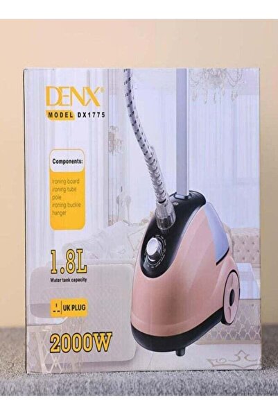Denx مجموعة ماكينة الكي المعلقة DX1775 مكواة بخار احترافية للملابس بقوة 2000 وات، ووقت ضبط البخار 50 ثانية،