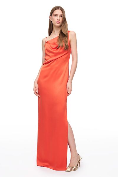 Perspective Orange Mosso Dress