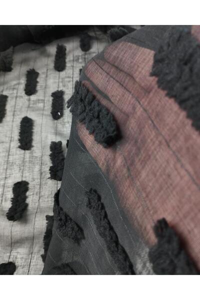 Kumaş Parça تول أسود - ملون ثلاثي الأبعاد 150 سم