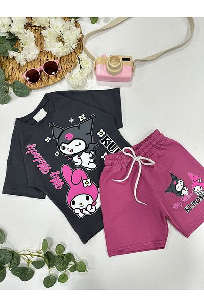 ChibuumKids GIRL'S SHORTS SET