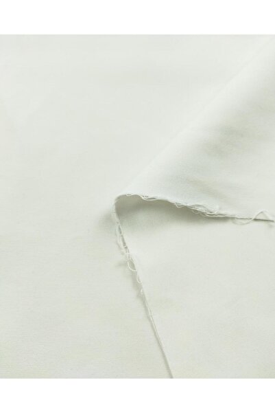 Kumaş Parça Білий габардин - м'який та еластичний, 140 см Колір