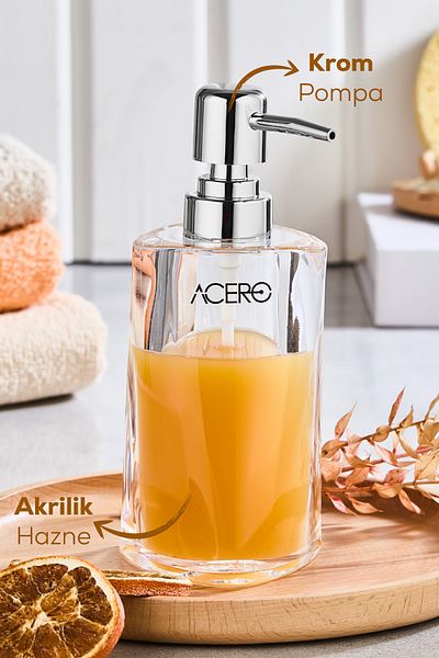 Vienev Acrylic Liquid Soap Dispenser 230 ml Transparent 1995