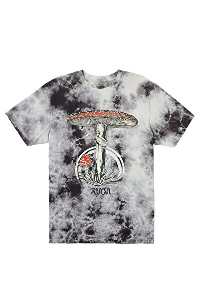 RVCA تي شيرت رجالي AVYZT01499 Matus Shroom باللون الرمادي