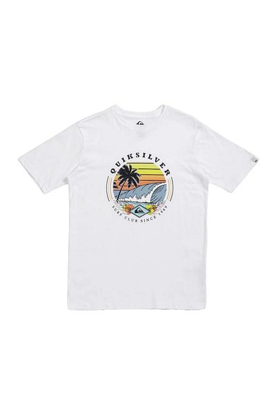 Quiksilver Qssurfclub Παιδικό μπλουζάκι λευκό EQBZT04641-WBB0