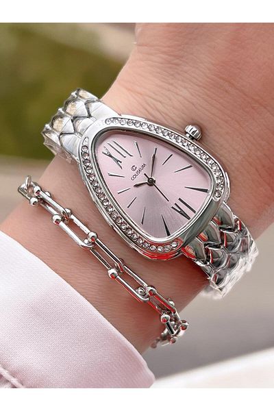 Coliseum Special Design Vintage Series Women's Wristwatch + Bracelet Gift Cl8307.M6